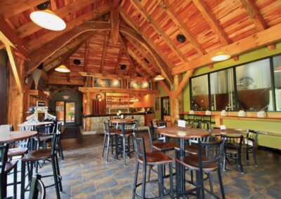 Stier brew wooden restaurant